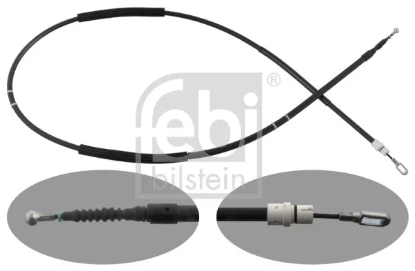 Cable Pull, parking brake FEBI BILSTEIN 100563