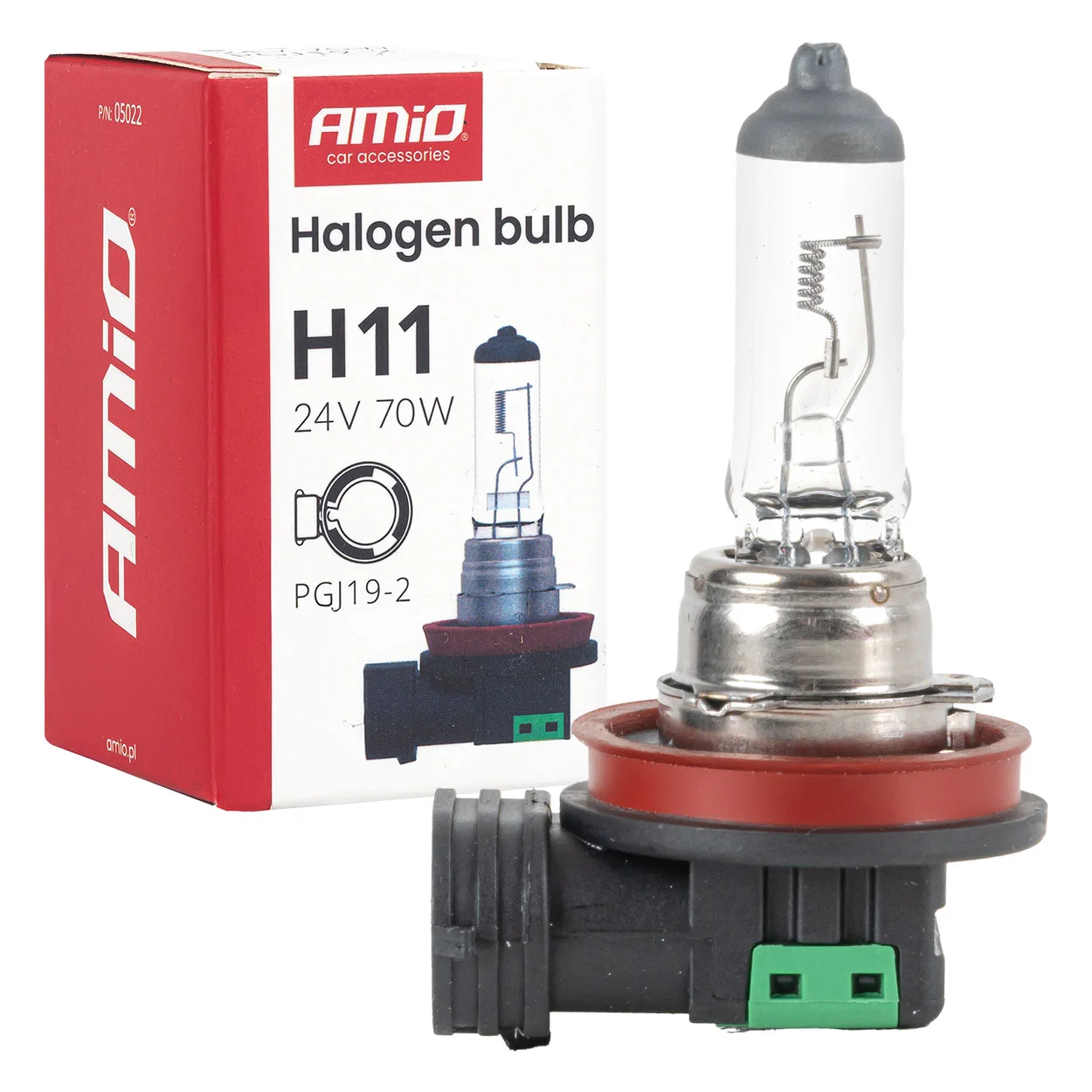 Bulb, headlight AMiO 05022