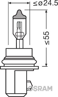 Žarnica OSRAM 9007