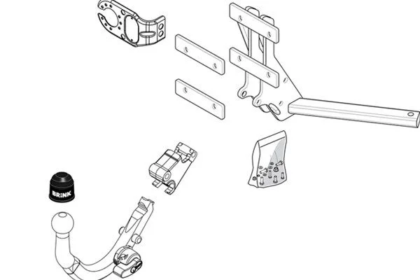 Priklopnik Hitch BRINK 427500