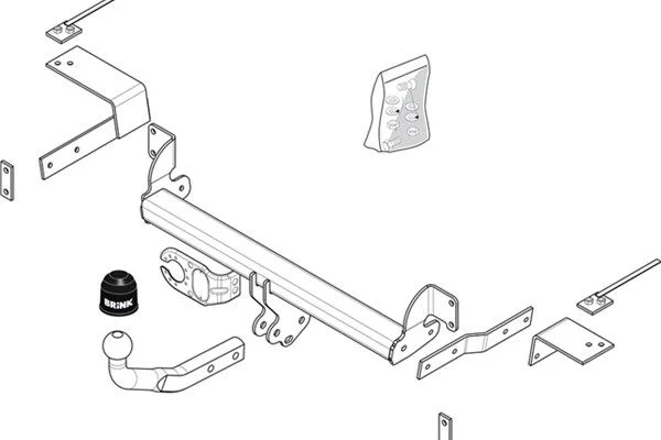 Priklopnik Hitch BRINK 494200