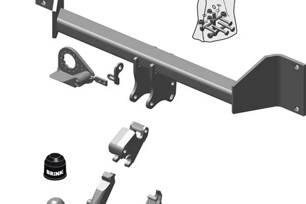 Priklopnik Hitch BRINK 536200