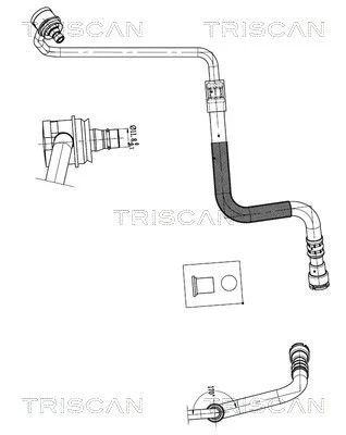 Hydraulic Hose, steering TRI 8516 11040
