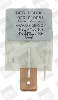 Rele, sistem žarilnih svečk BorgWarner (BERU) GR081