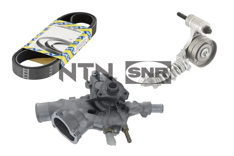 Water Pump + V-ribbed Belt Kit SNR KAP853.020