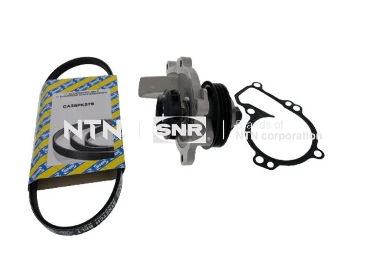 Water Pump + V-ribbed Belt Kit SNR KAP859.470