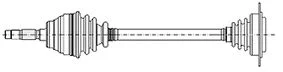 Drive Shaft METELLI 17-0422