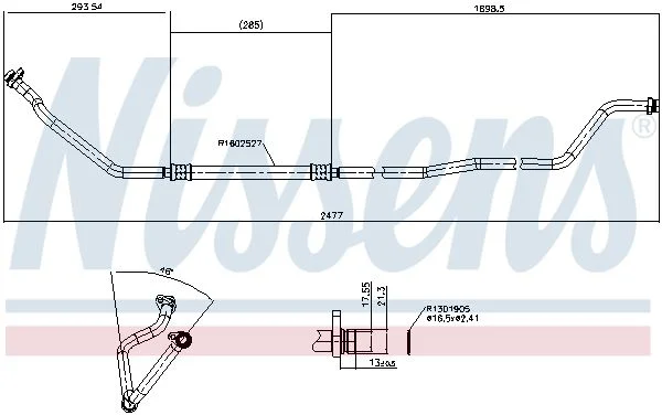 Low-pressure Line, air conditioning  844124
