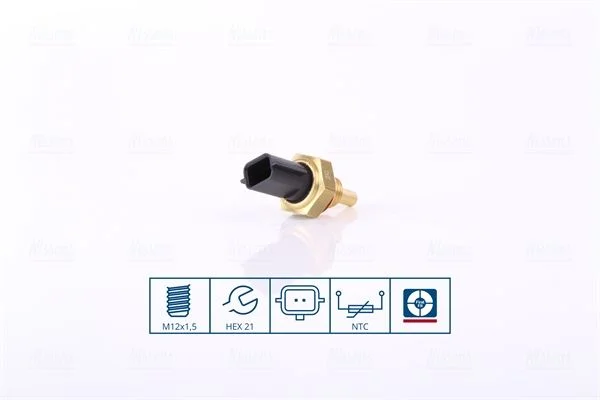 Sensor, coolant temperature NISSENS 207022