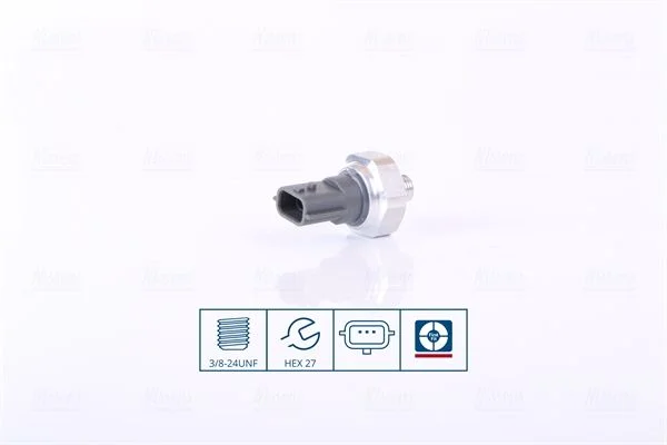 Pressure Switch, air conditioning NISSENS 301038