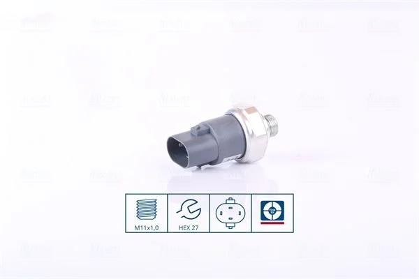Pressure Switch, air conditioning NISSENS 301088