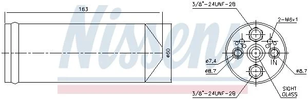 Dryer, air conditioning NISSENS 95523