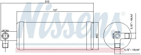 Dryer, air conditioning NISSENS 95980