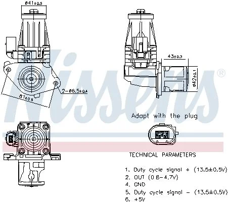 EGR Valve NISSENS 98377