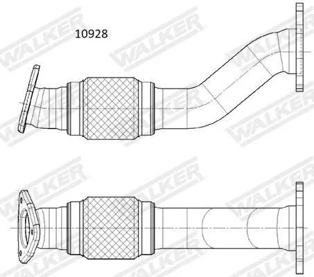 Išleidimo kolektorius WALKER 10928