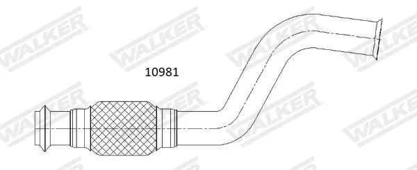 Išleidimo kolektorius WALKER 10981