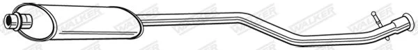 Vidurinis duslintuvas WALKER 22535