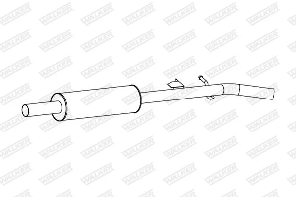 Vidurinis duslintuvas WALKER 24309
