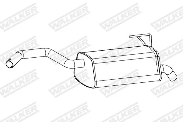 Galinis duslintuvas WALKER 24411