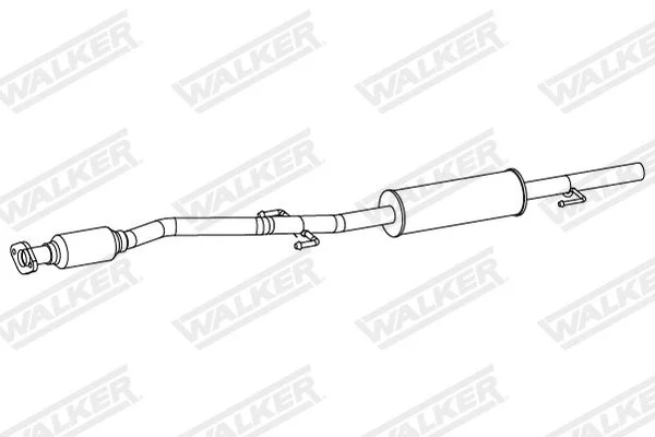 Sredinski dušilec zvoka WALKER 24494