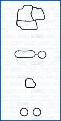 Gasket Set, oil cooler AJUSA 77008100