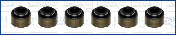 Komplet tesnil, steblo ventila AJUSA 57061000