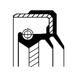 Shaft Seal, differential CORTECO 01017056B