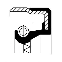 Shaft Seal, transfer case CORTECO 01019463B