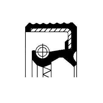 Shaft Seal, differential CORTECO 01020680B