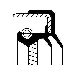 Shaft Seal, differential CORTECO 01035433B