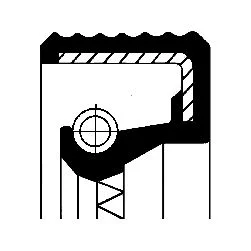 Shaft Seal, wheel hub CORTECO 07013486B
