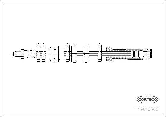 Brake Hose CORTECO 19018560