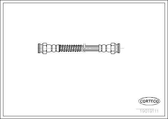 Brake Hose CORTECO 19019111