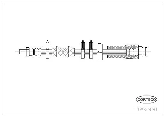 Brake Hose CORTECO 19025841