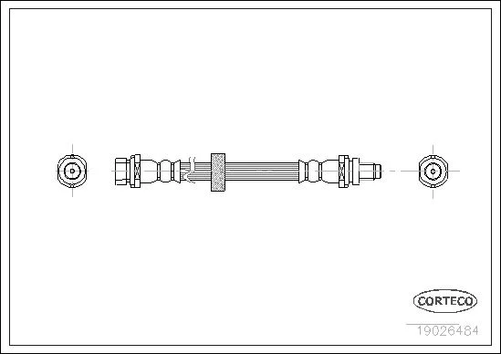 Brake Hose CORTECO 19026484
