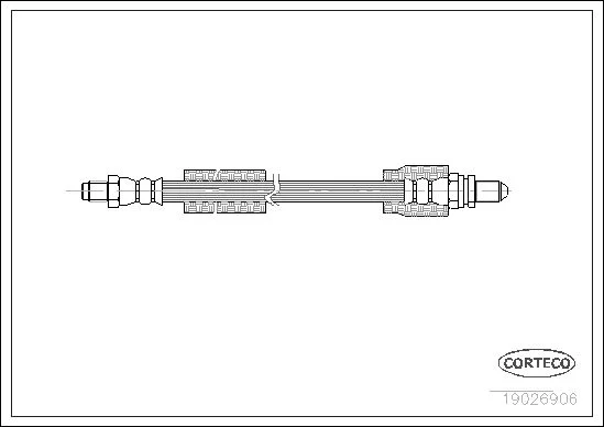 Brake Hose CORTECO 19026906
