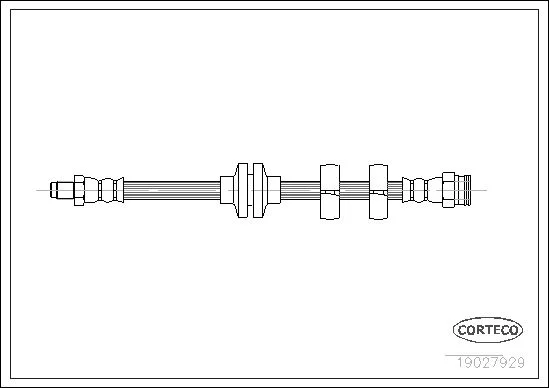 Brake Hose CORTECO 19027929