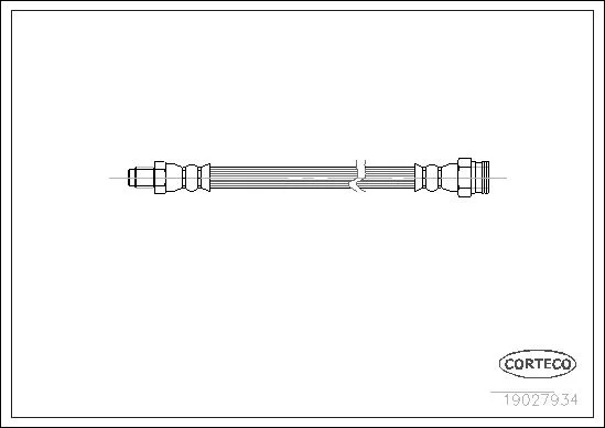 Brake Hose CORTECO 19027934