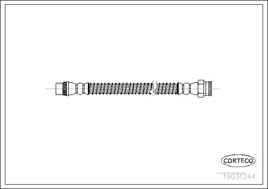 Brake Hose CORTECO 19031244