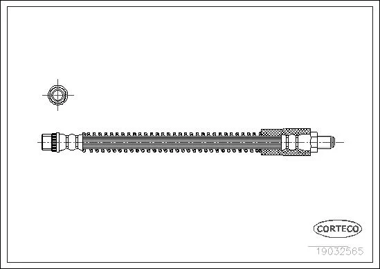 Brake Hose CORTECO 19032565