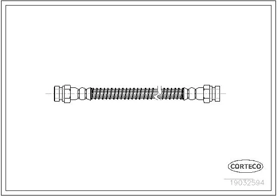 Brake Hose CORTECO 19032594