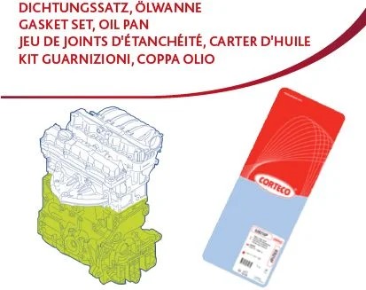 Komplet tesnil, karter CORTECO 427868P