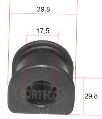 Pritrditev, stabilizacijska palica CORTECO 49371775