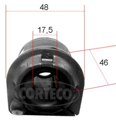 Pritrditev, stabilizacijska palica CORTECO 49371888