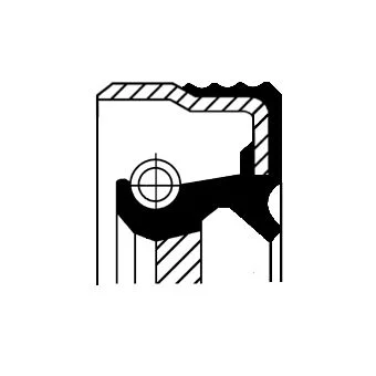 Shaft Seal, transfer case CORTECO 49391620