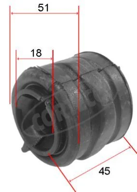Pritrditev, stabilizacijska palica CORTECO 80000096