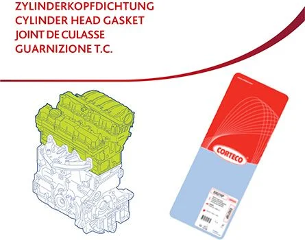 Tesnilo, glava cilindra CORTECO 83403023