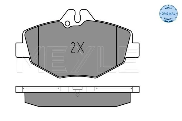 Brake Pad Set, disc brake MEYLE 025 237 4320