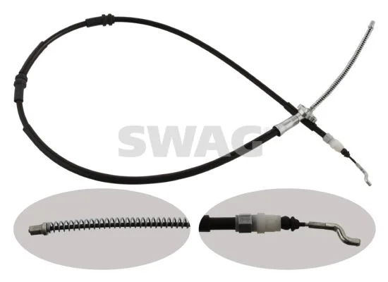 Cable Pull, parking brake SWAG 30 93 6711