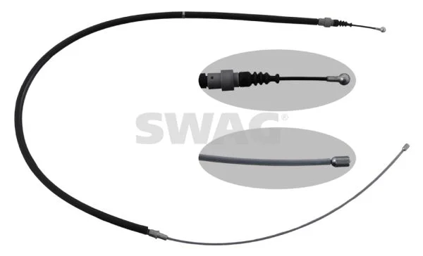 Cable Pull, parking brake SWAG 30 94 9624